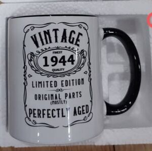 Vintage 1944 Limited Edition Mug - Black and White